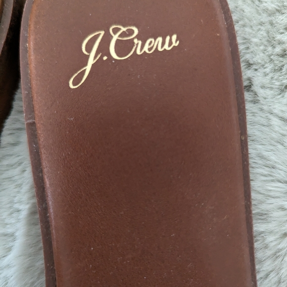 Euc J.Crew leather slides - Picture 2 of 5